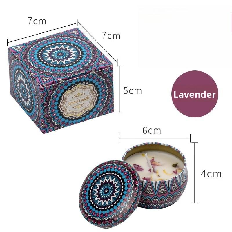 Dried Flowers Aromatherapy Essential Oils Candles Home Retro Non-toxic Bedroom Ornaments Wedding Souvenirs