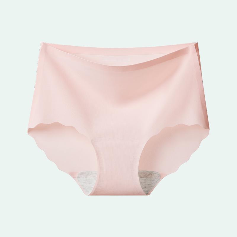 Slip Estivi Sottili in Seta Ghiacciata Senza Segni Asciugatura Rapida Cotone Cavallo Esteso Vita Alta per Donne Taglie Forti