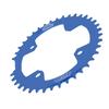 FMFXTR Bicycle Single Chainring Bike 104 BCD 40T Round Narrow Wide Chainring for Mountain BicycleBlue