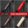 2PCS Car Seat Belt Leather Safety Belt Shoulder Covers For Mercedes Benz AMG W204 W205 W203 W211 W212 W213 W201 W210 W124 W126