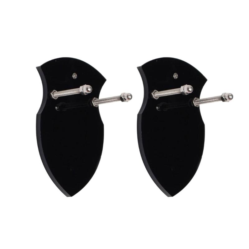 2pcs Acrylic Swords and Axes Wall Mount Holder Vertical Decorative Rack Collectibles Display Stand Decoration Holder