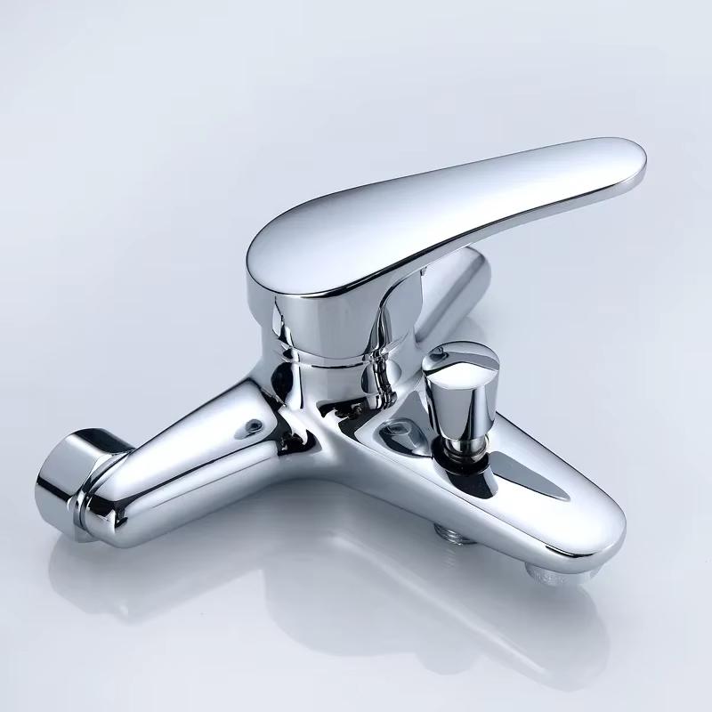 Bathroom Shower Faucet Mixing Valve Wall Mounted Hot Cold Water Taps Household Toilet Bathtub Faucet Bathroom Accessories
