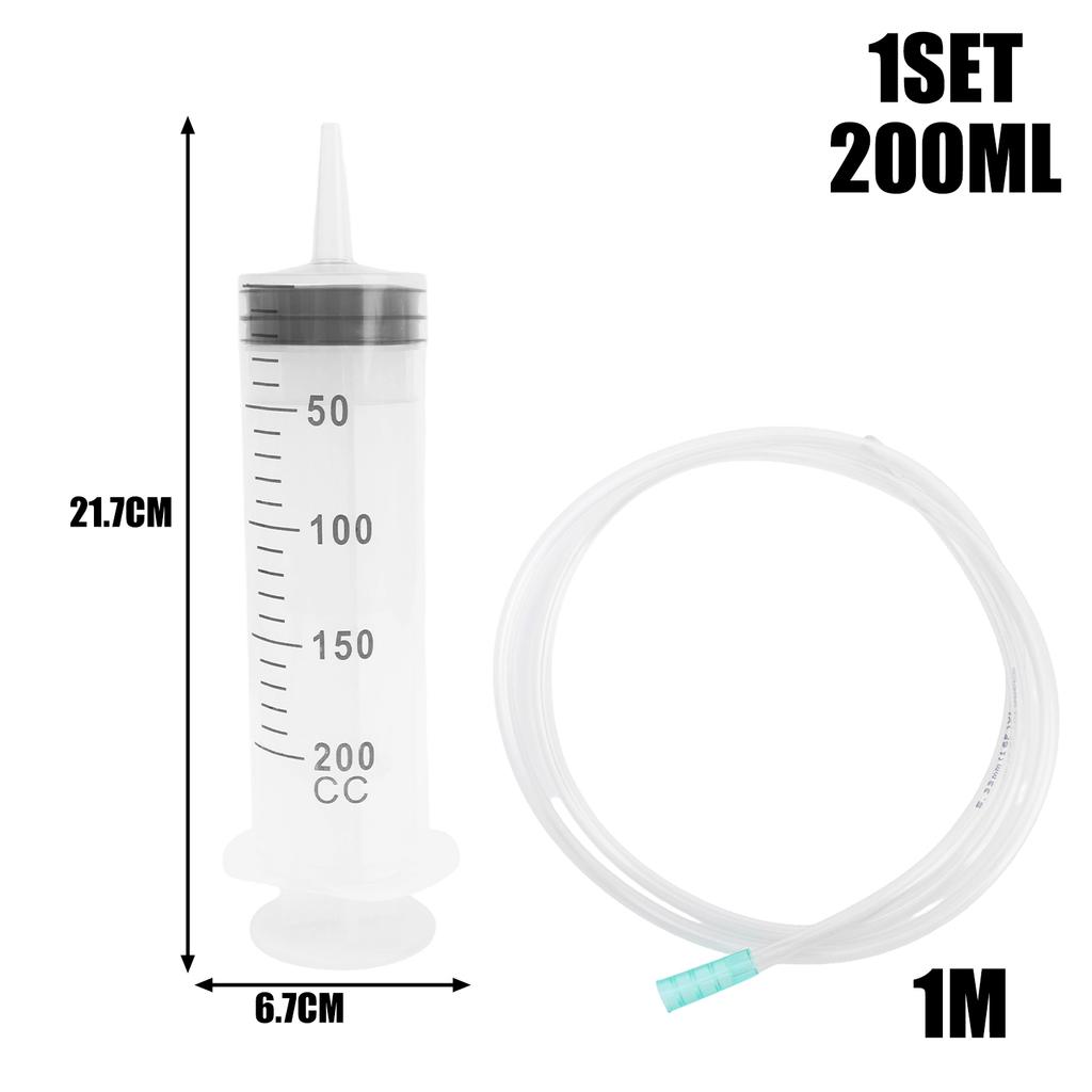 Motorcycle Bleed Kit Brake Caliper Gas Bleed Syringe Tool for Hydraulic Disc Brake Universal for Honda Yamaha Kawasaki Suzuki