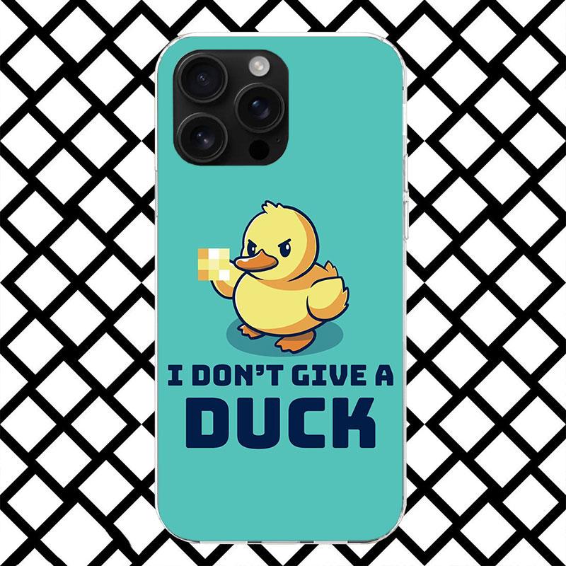

Funny Cute Yellow Duck You Phone Case for iPhone 17 Air 16 16E 15 14 Plus 13 Mini 12 11 Pro Max 7 8 + SE 2020 Soft Cover Fundas iPhone 15 Pro Max