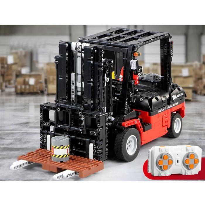 Moule Roi 13106 Technic APP RC Model The Forklift 1719 PCS Building Blocks Bricks for Children