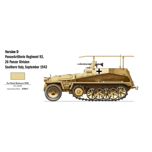 Italeri 7034 1/72 Sd.Kfz250/3 Greif
