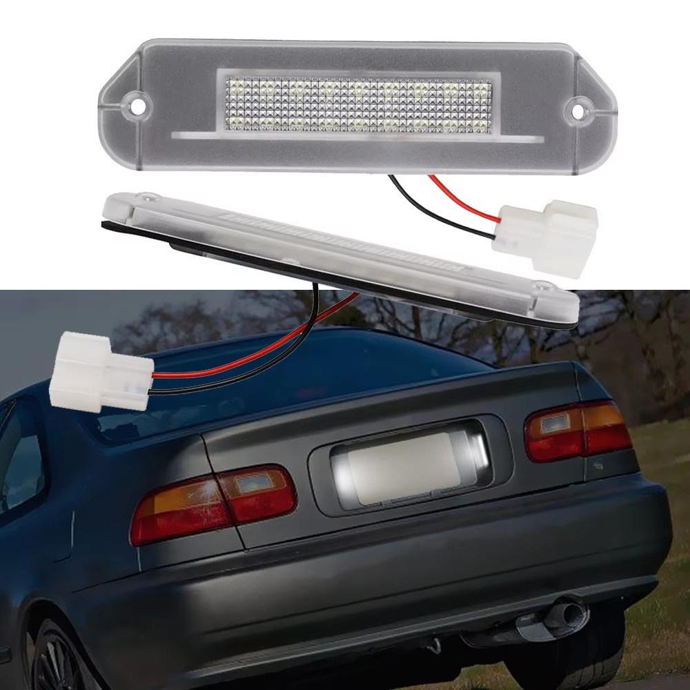 2PCS White LED License Plate Light for Honda Accord 1990-1993
