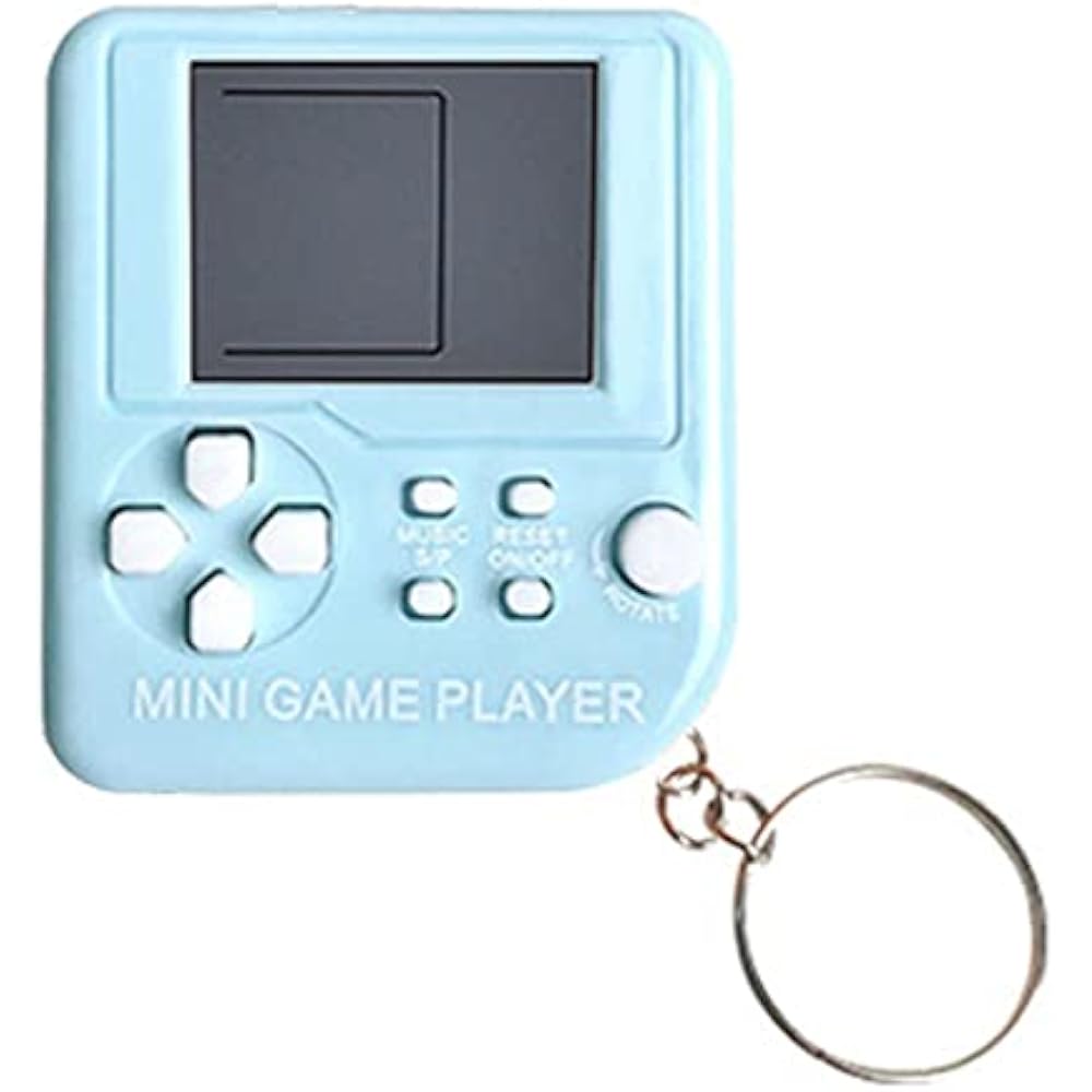 Tragbares Spielkonsolen-Spielzeug Tetris mit 26 Spiele-Schlüsselanhängern Schlüsselbund Handheld-Spielkonsole Mini Retro ...