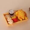 Miniature Dollhouse Food Set: Fries, Fried Chicken, Beer & BBQ Skewers - DIY Tray & Accessories.