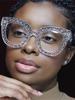 Fashion Cat Eye Sunlgasses Women Retro Brand Designer Sun Glasses Vintage Square Cateye Glasses  Feminino