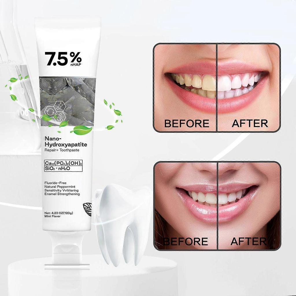 7.5% Hap Nano-Hydroxyapatite Toothpaste Remove Deep Clean For Sensitive Teeth