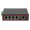 5 Port Ethernet DIN Rail Switch DIN Rail Mounting Industrial Grade Design Redundant Power Fast