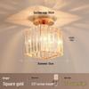 Crystal Ceiling Light for Modern Spaces - Elegant, Simple, Nordic Design for Corridors, Balconies, Entrances, and Bedrooms