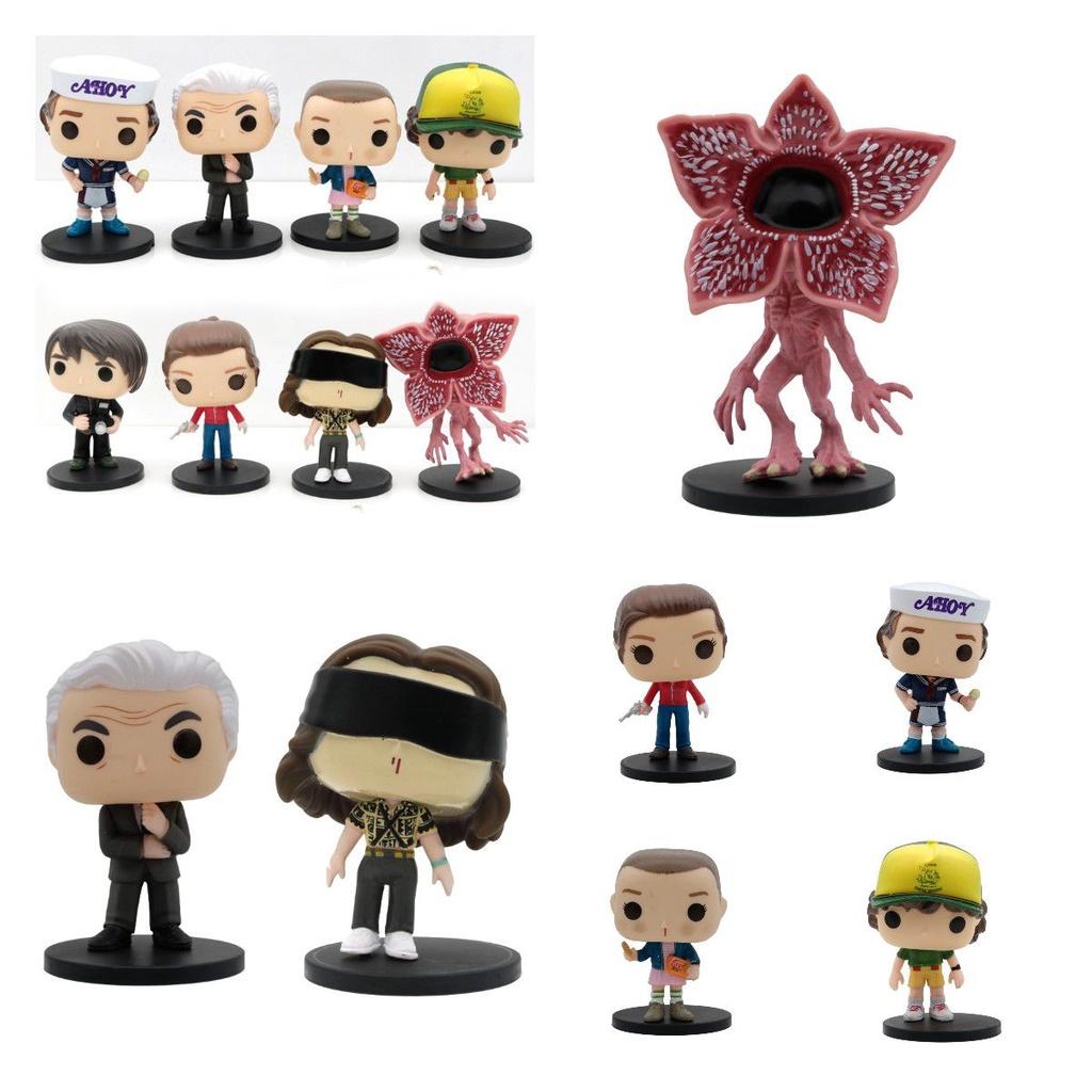 Stranger Things 8pcs Handmade Doll Set Halloween Decoration Ornaments