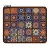 Tapis de séchage lavable en machine, Tapis de vaisselle bohème, Super absorbant en terre de diatomées, Égouttoir pour évier de cuisine, Antidérapant, Coloré, Ethnique, Isolation thermique