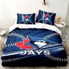 Blue Jays Academy 3-teiliges Set Perfekt für das Schlafzimmer Bequemes Bettwäsche-Set enthält einen Bettbezug und zwei Kissenbezüge Ideales Geburtstags- oder Weihnachtsgeschenk