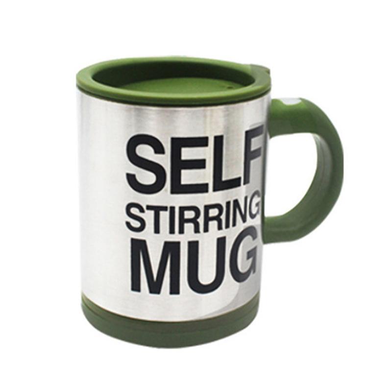 Mug 400Ml Electric Mixing Cup Lazy Automatic Self Stirring Coffee Milk Drink Mug Blender Stainless Steel With Lid Gift Box