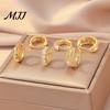 Non Pierced Earring 3 Pairs Ear Cuffs, Minimalist Metal Hollow Zirconia Clip-on Earrings Stackable Set for Women, Fashionable Jewelry Daily Wear Women