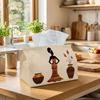 1pc Decorative Ethnic Figure Tissue Box, Woman Pottery Perfect for Outdoor Gatherings, Daily Desktop Use, And Suitable for Bedrooms, Living Rooms, And