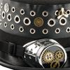 Steampunk Goggles Style Top Hat With Grommet Gear Gothic Themed Cosplay Costume Accessories