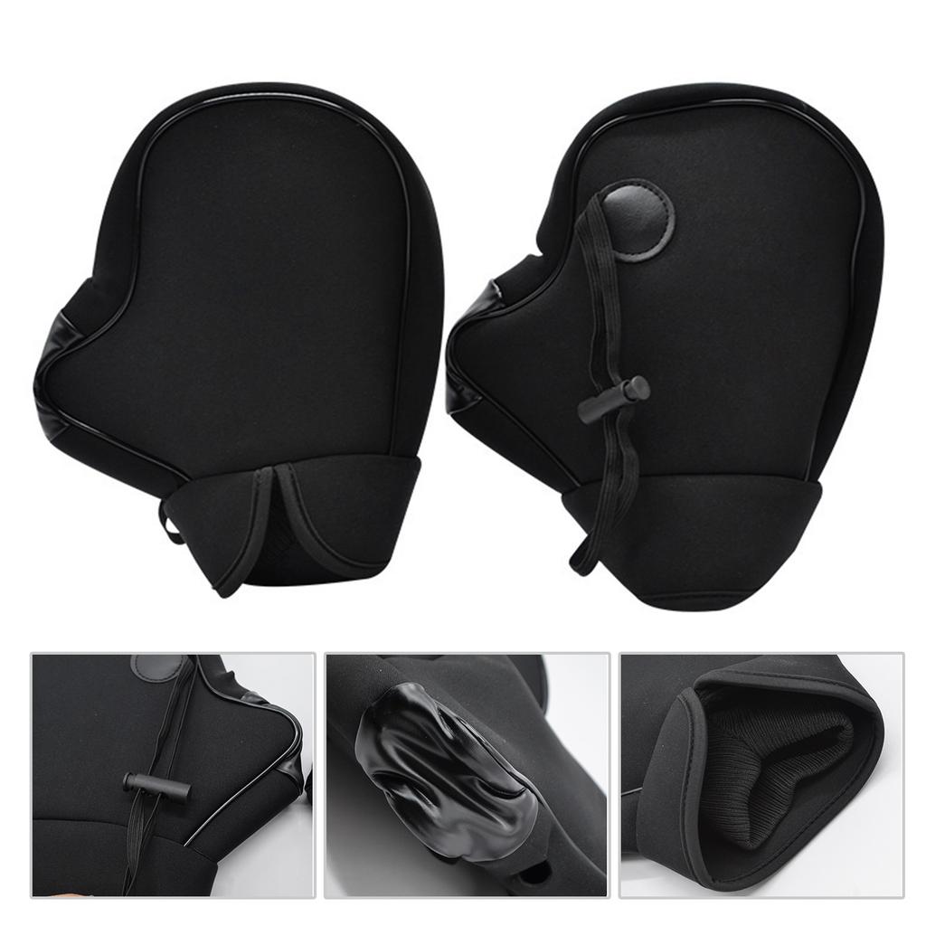 Knitted Motorcycle Handlebar Gloves Universal Motorcycle Handlebar Mitts Offering Excellent Warmth & Comfort for Riders