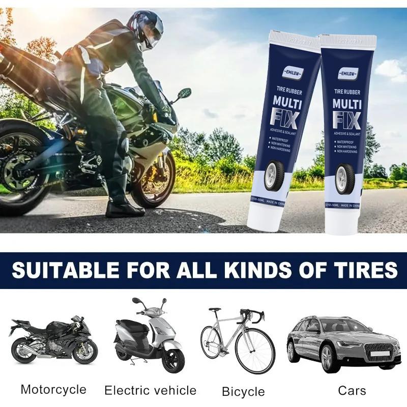 Car Tyre Repair Glue Rubber Adhesive Universal Motorbike Bicycle Tire Crack Perforation Adhesive Tire Repair Tools