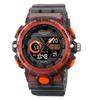 Skmei 2225 Sport Alarm Watch Men Dual Display Waterproof LED Display Electronic Quartz Digital Wristwatch Man Clock Reloj Hombre
