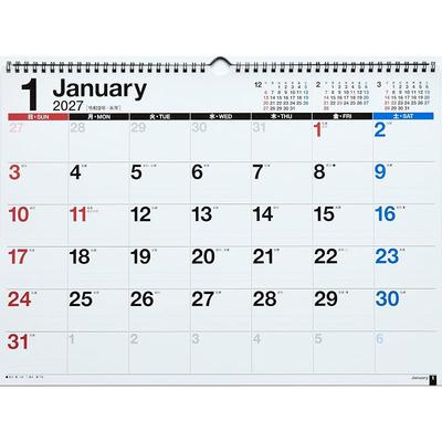 Takahashi 2027 Wall Calendar A3 E16