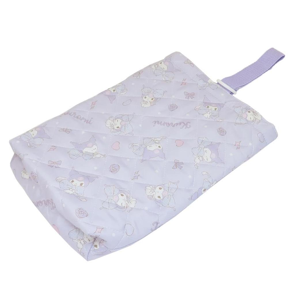 Takanami Create Quilted Shoe Case, Kuromi Purple [130508] Perfect for kindergarten, school, and extracurricular activities