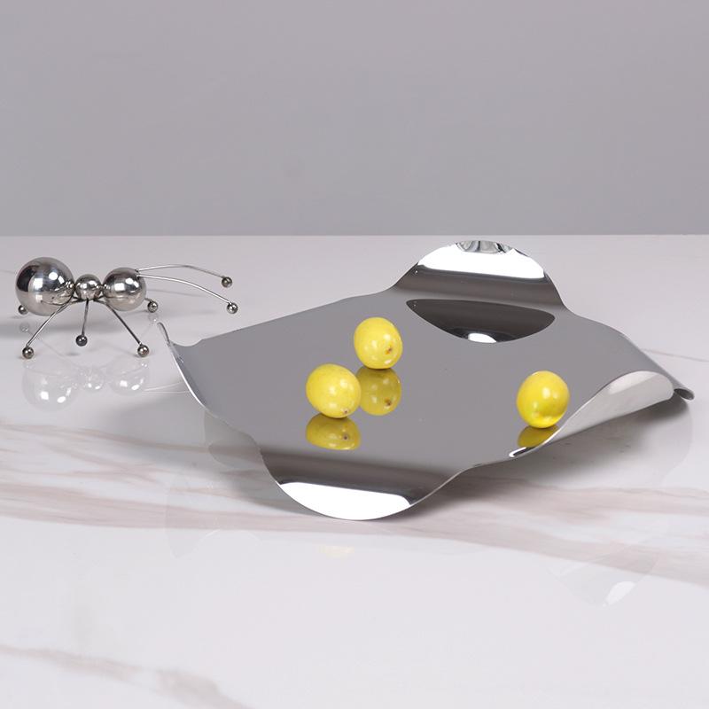 Ins Nordic Light Luxury Irregular Aromatherapy Tray Jewelry Display Tray Entrance Storage Tray Abstract Decorative Ornaments