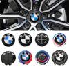 For M 4pcs For BMW 50th E90 E60 F10 F20 G20 G30 E53 E85 E70 56mm 68mm Blue White Car Hub Cap Wheel Center Cap Emblem Badge Accessories