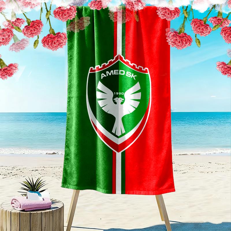 Amedspor Print Beach Towel Large Soft Quick Dry Towel For Beach Camping Swimming