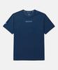 DESCENTE Cooling Tricot Wording White Graphic Short Sleeve T-Shirt Navy Sr223Ets58 (A Type)