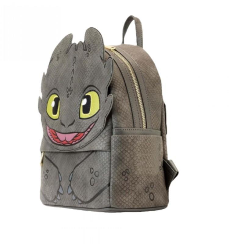How To Train Your Dragon Toothless School Bag With Lightweight Plastic Construction For Teens And Kids