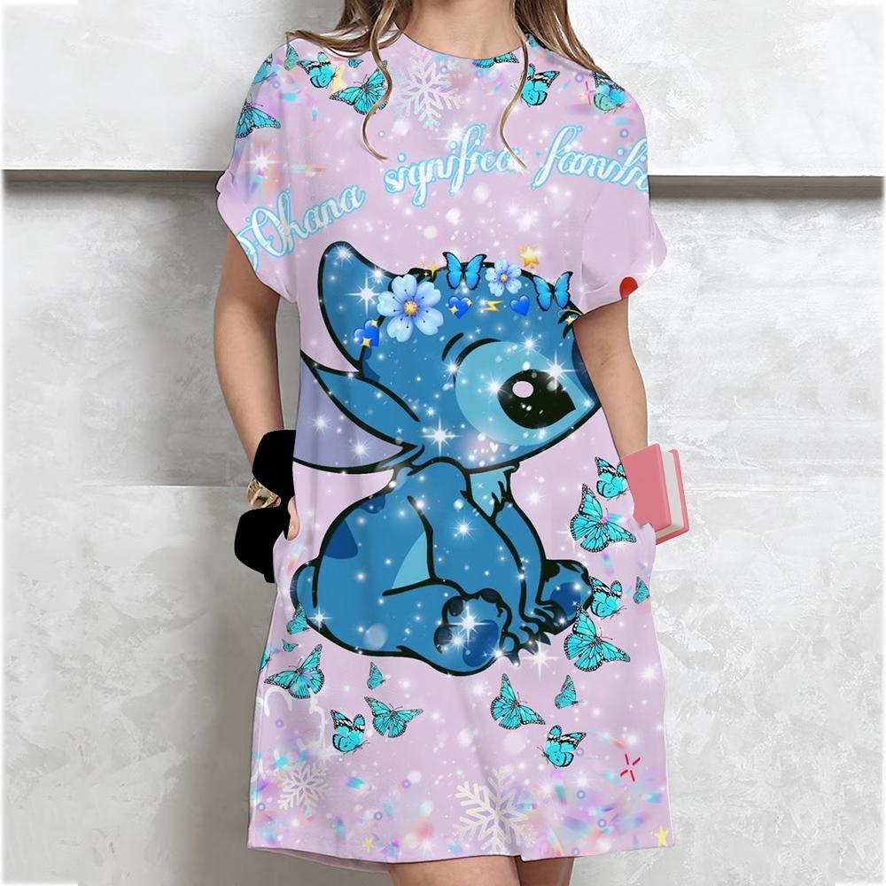 

Casual Loose Versatile Print Fashion Casual Dresses XL