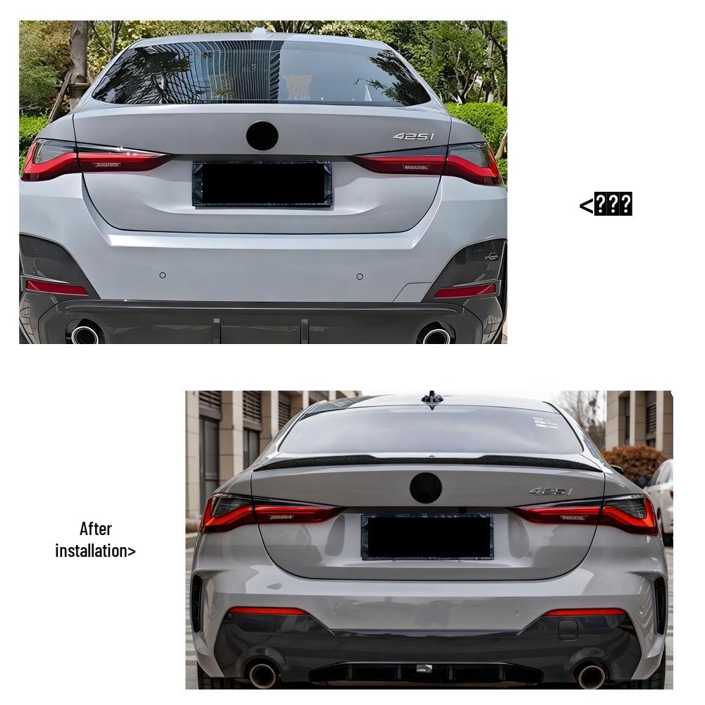 BMW 4 Series G22 M4 Style Rear Spoiler, No-Drill Install (2021+)
