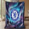 Chelsea FC Theme blanket Soft Flannel Blanket Plush Throw Blanket Cozy Sofa Bed Blanket for Home Decor