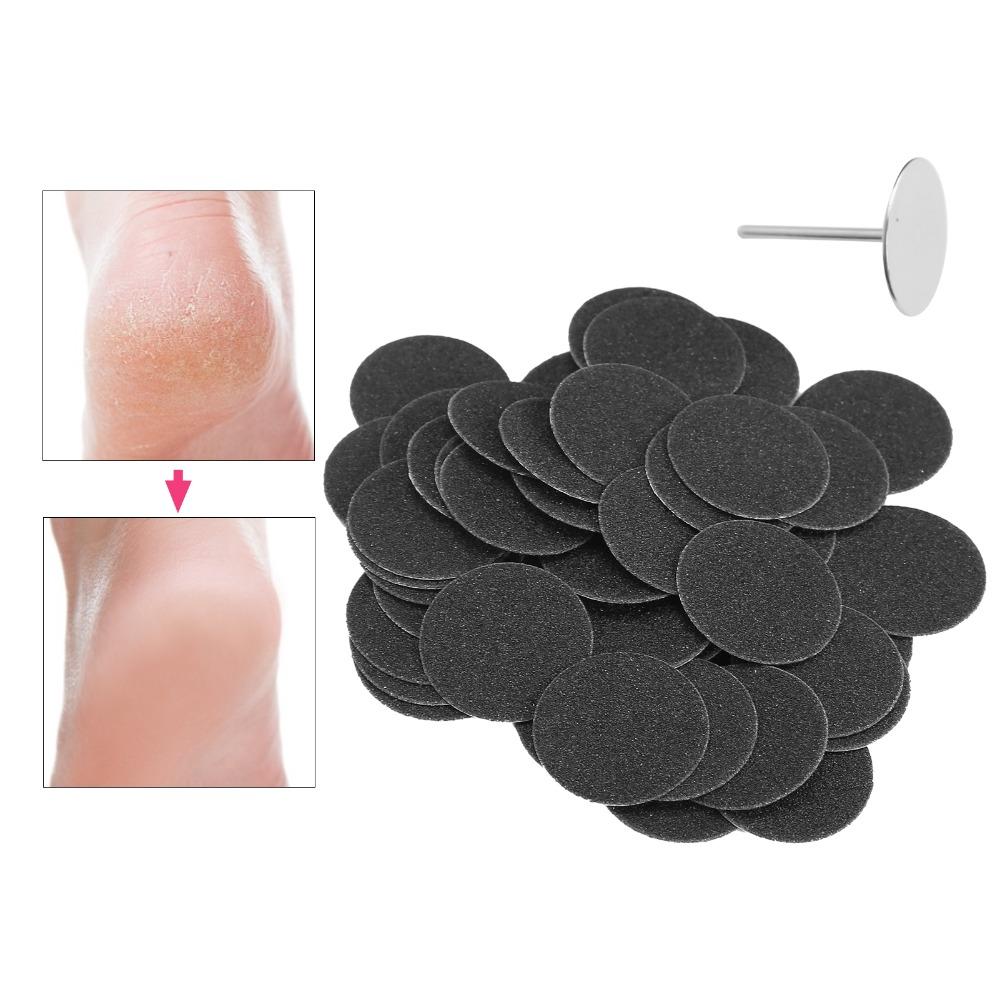50pcs Replacement Accessory Pedicure Tool Sandpaper Discs Dead Skin Removal