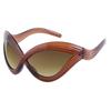 YK millennial cat eye sunglasses women's European Milan catwalk sunglasses women's ball trendy glasses