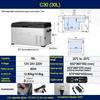 12V/24V Car&Home Dual Purpose Freezer Universal Mini Portable Car Fridge Large Capacity Car Refrigerator