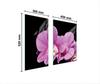 GLAS-SCHUTZPLATTE 75x52 ORCHIDEE