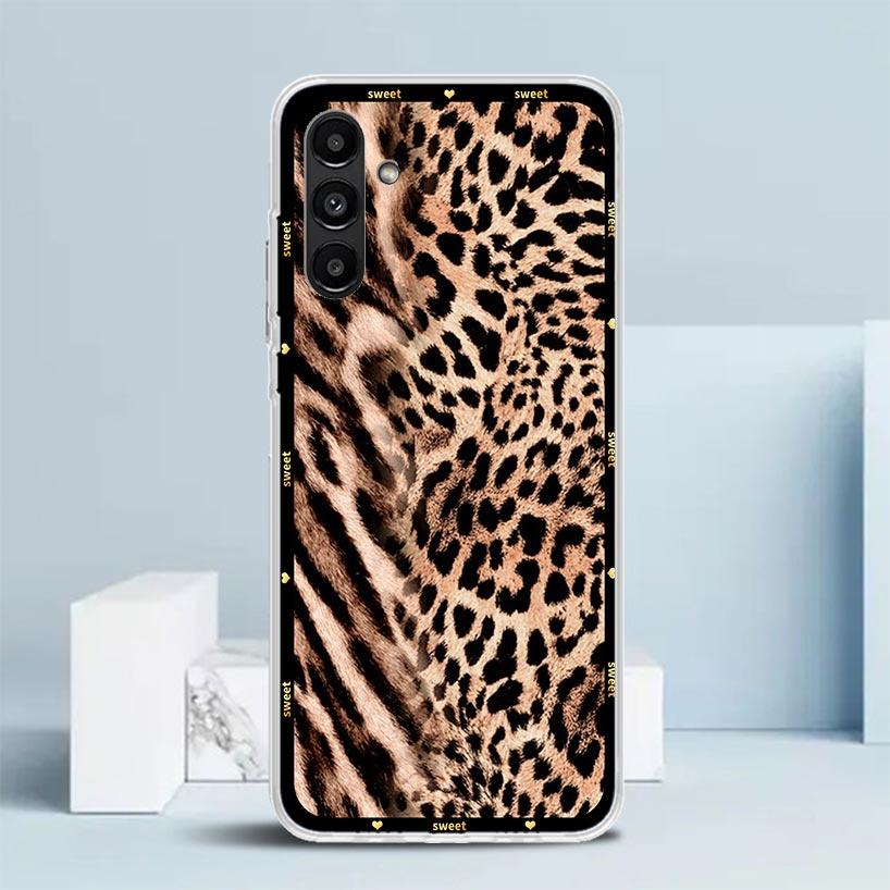 Animal Leopard Print Phone Case For Samsung Galaxy A17 A37 A57 A16 A15 A14 A13 A56 A55 A54 A53 A36 A35 A34 A33 A26 A25 A24 A23 G