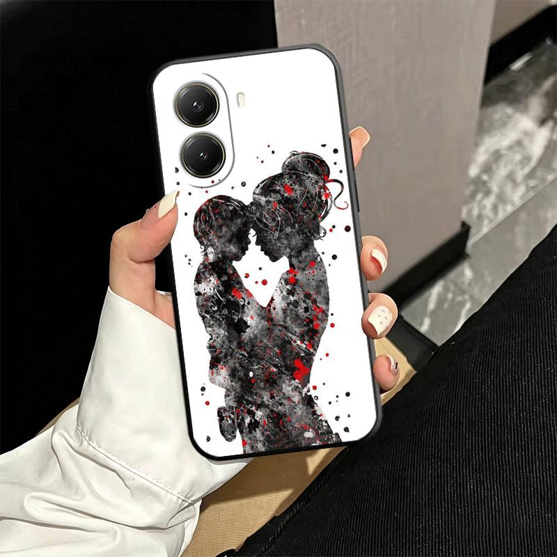 Mom Baby Girls Theme Soft Phone Case for Xiaomi Poco X5 X6 X7 X8 Pro Max X3 F7 F8 Ultra M8 M7 M6 M5 Redmi 15 15C 14C 13C 12C X4