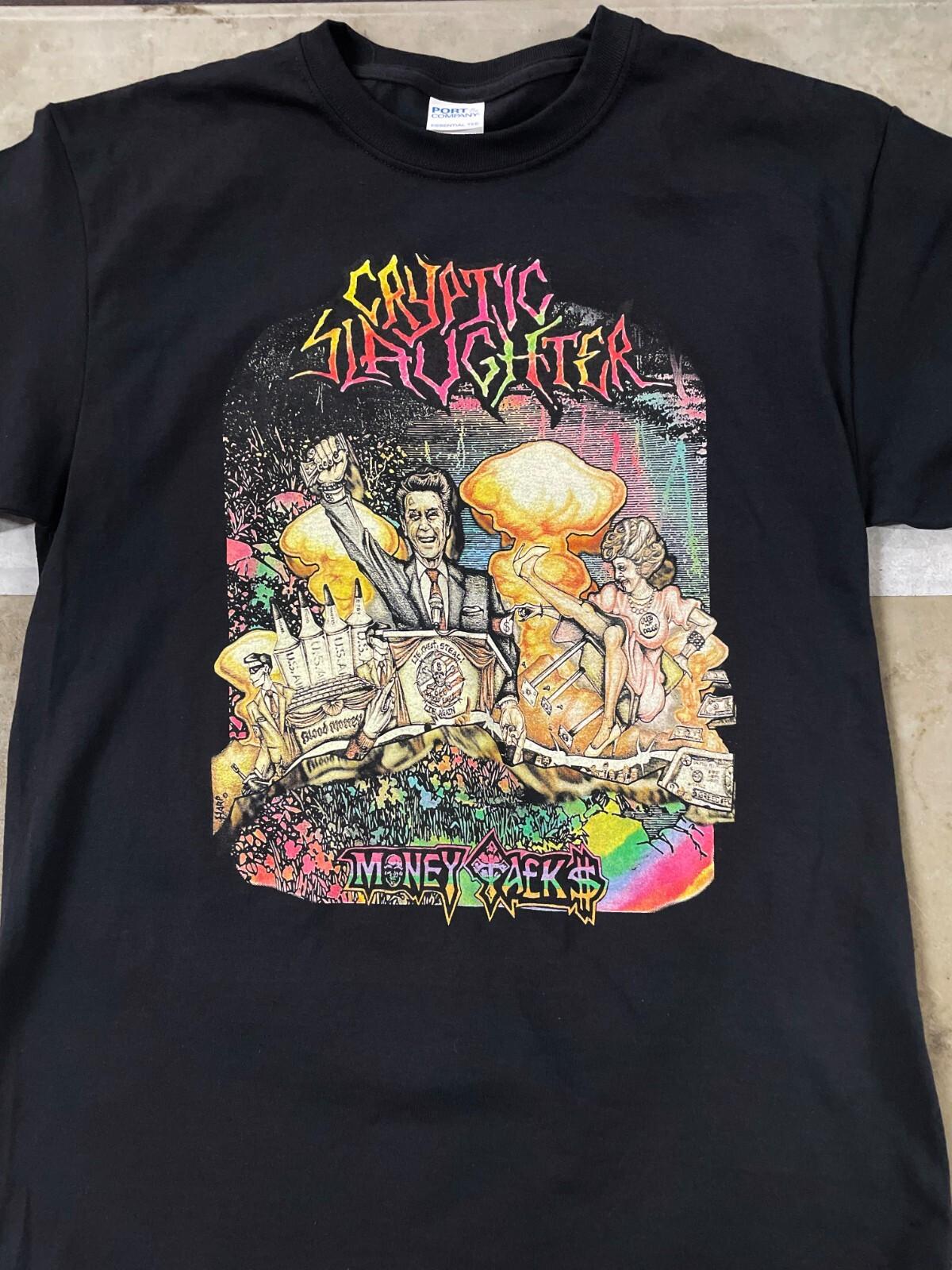 Cryptic Slaughter shirt punk thrash Hardcore slayer DRI power trip hatebreed DYS M