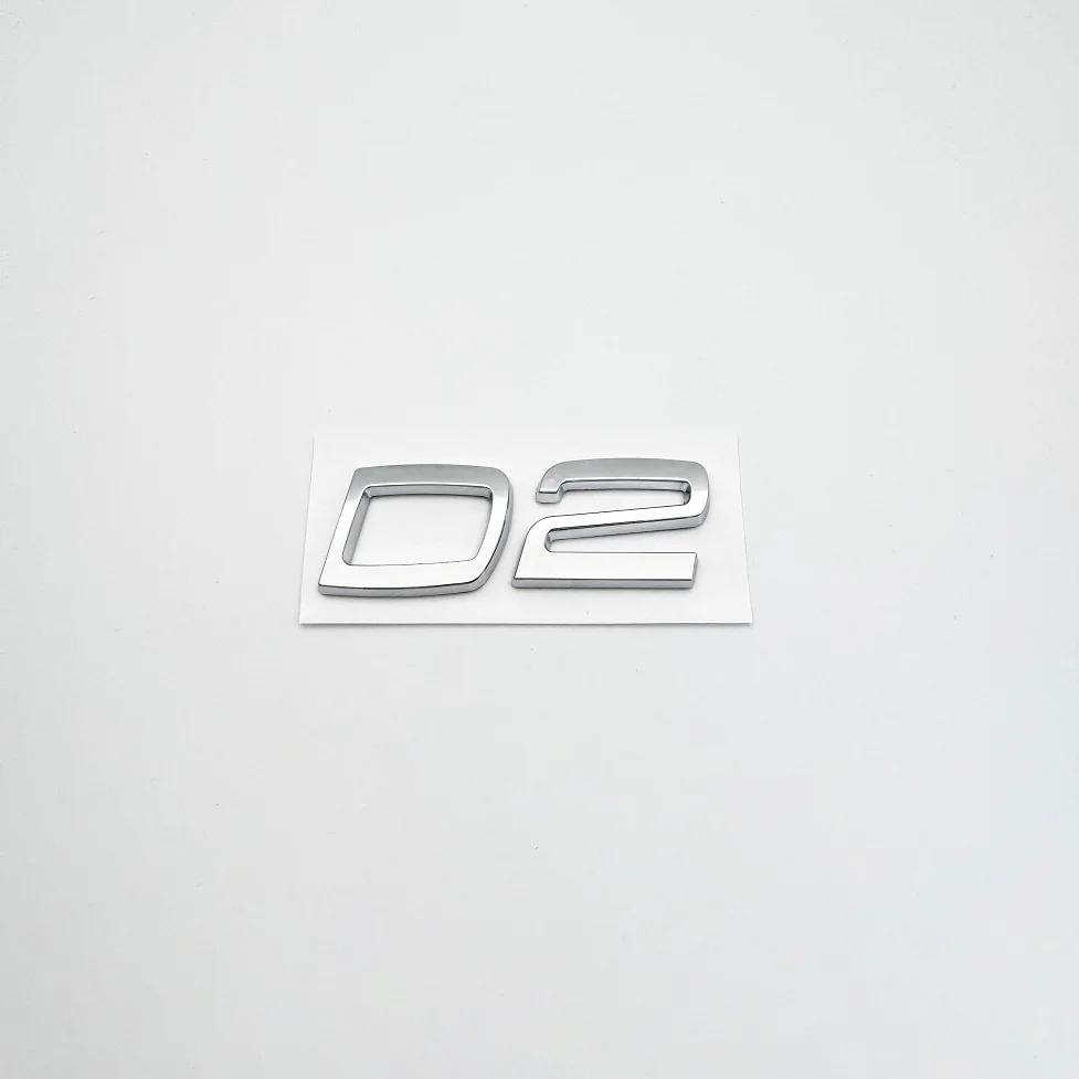 Metal para Coche D2 D3 D4 D5 D6 D7 Letras Logo Emblema de Maletero Insignia Pegatina Para Volvo S40 S60 V40 V50 XC40 XC60 V70 V60 S90 C30 XC90