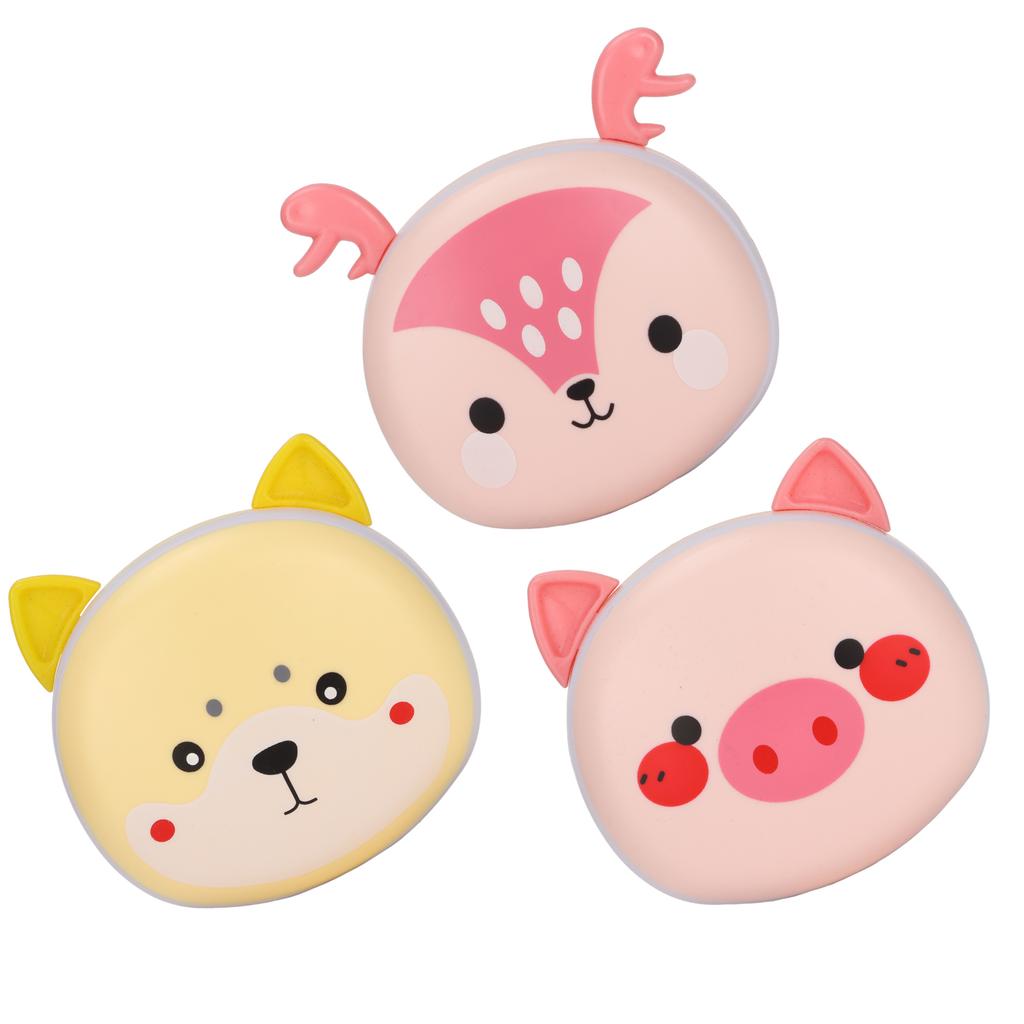 Hand Warmers Cute Shape USB Electric Portable Pocket Handwarmers with Lighted Mirror for Winter