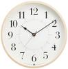 Analog Wall TOKI WH Clock, White, Radio-Controlled Clock, AWA13-05