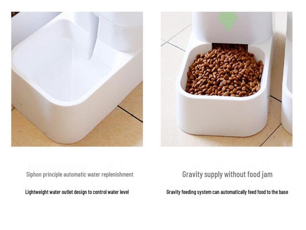 Universal 2-in-1 Automatic Pet Feeder & Water Dispenser for Cats and Dogs
