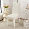 Solid Color Chair Cover Extra Long Elastic Cover Universal Chair Slipcover Protector  Household