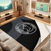 Tappeto in Velluto di Cristallo con Stampa del Derby County Football, Comodo Assorbente d'Acqua Antiscivolo Tappeto per Pavimenti Interni